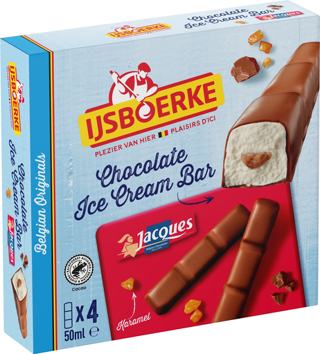 [5412121053141] IJSBOERKE Jacques Chocolate Bar 4 x 45 ml