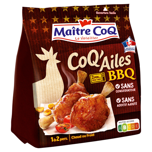 [3230890392115] MAITRE COQ CoQailes Barbecue Chicken Wings 250 g