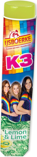 [5412121053424] IJSBOERKE Gelo de água K3 Squeeze Limão-Lima 16 x 80 ml
