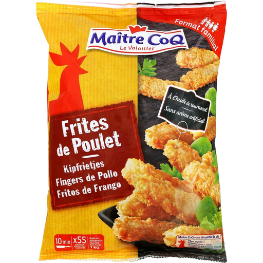 [3230890407420] MAITRE COQ Frites de poulet surgelé 1 kg