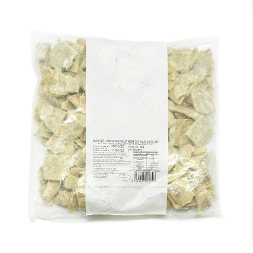 [3230890439308] MAITRE COQ Halal cooked kebab strips 1 kg