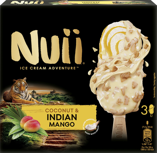 [5900130034669] NUII Gelado Coconut & Indian Mango 3 x 90 ml