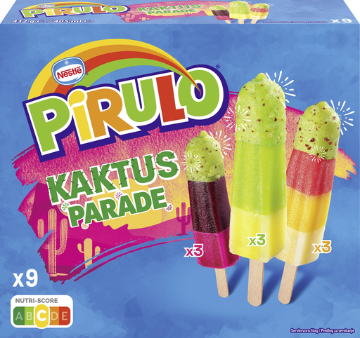 [5900130040301] NESTLE Pirulo Kaktus Parade Gelados de pauzinho 9 x 45 ml
