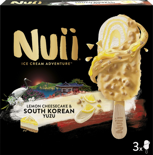 [5900130044804] NUII Gelados de pauzinho Cheesecake & Yuzu 3 x 90 ml