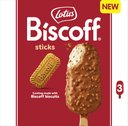 LOTUS Biscoff Stick Ice Cream Sticks 3 x 90 ml