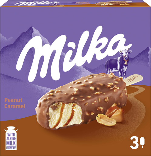 [5900130045078] MONDELEZ MILKA Bombones helados Peanut Caramel 3 x 90 ml