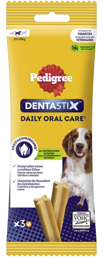 [5998749104392] PEDIGREE Dentastix Daily Oral Care Bâtonnets hygiène bucco-dentaire chien moyen 77 g