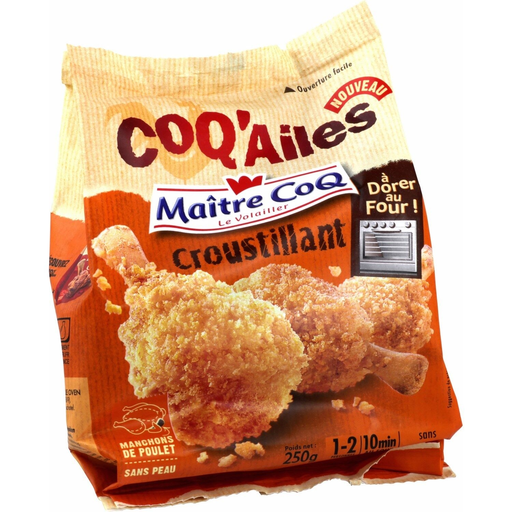 [3230890736636] MAITRE COQ Crispy Chicken Wings 250 g