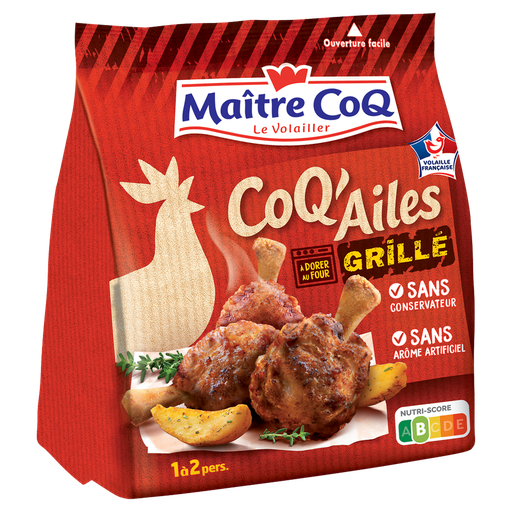 [3230890736643] MAITRE COQ Coq' Ailes Grillé 250 g
