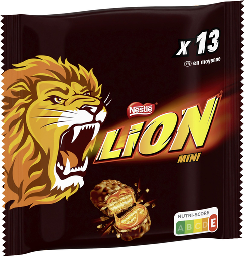 [7613287109583] NESTLE Milk Chocolate Bars Mini LION 234 g