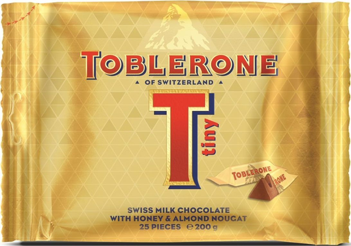 [7614500002063] TOBLERONE Milk Chocolate Tiny Bag 200 g