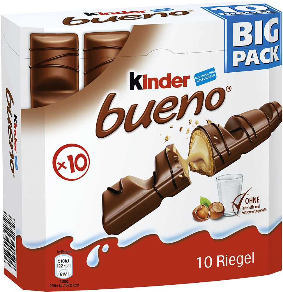 FERRERO LIMITED Kinder Bueno 10Er Display 84Pcs 215 g
