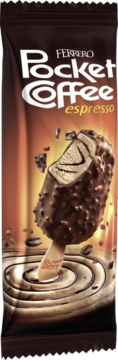 [8000500407240] FERRERO Pocket Coffee Gelado em pau 50 ml