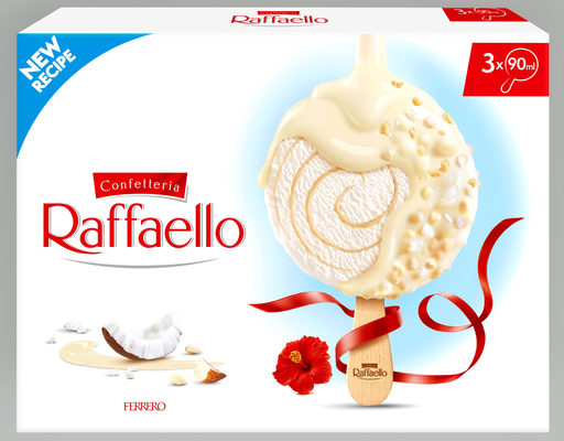 [8000500461105] RAFFAELLO Gelados em pau coco e amêndoas 190.5 g