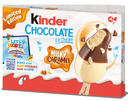 KINDER Glaces Bâtonnets Chocolat Caramel et Lait 4 bâtonnets