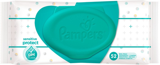 [8001090599445] PAMPERS Toalhitas Sensitive Protect 52Pcs