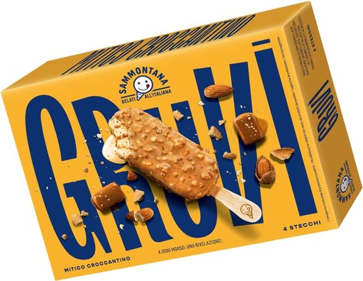 [8005840008935] SAMMONTANA Gruvi Picolés de Croccantino 4 x 75 ml