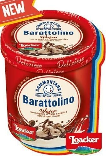[8005840021576] SAMMONTANA PINT Barattolino Glace Wafer Loacker 800 ml