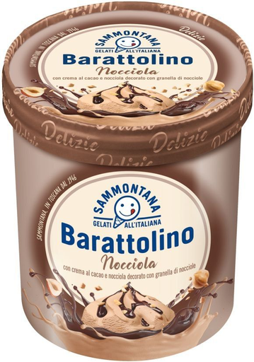 [8005840096574] SAMMONTANA PINT Barattolino Gourmet Glace Noisette 800 ml