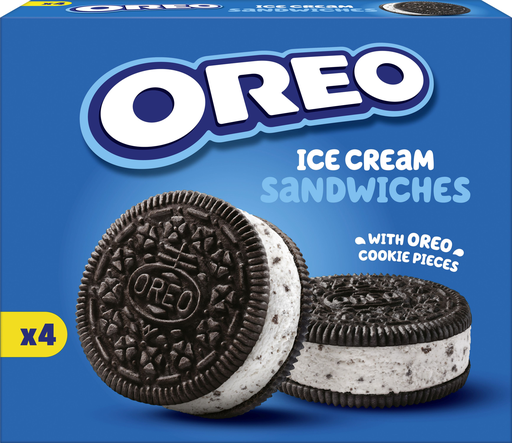 [8051369005269] OREO Ice Cream Sandwich Vanilla Cocoa Biscuits, box of 4 pieces