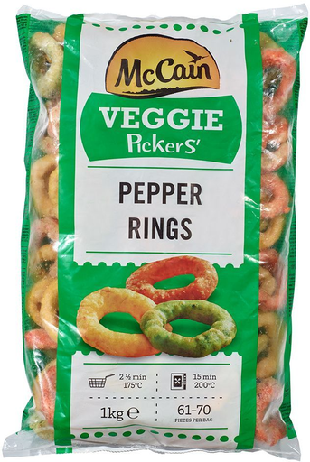 [8710438085129] MCCAIN Formed Pepper Rings 1000 g
