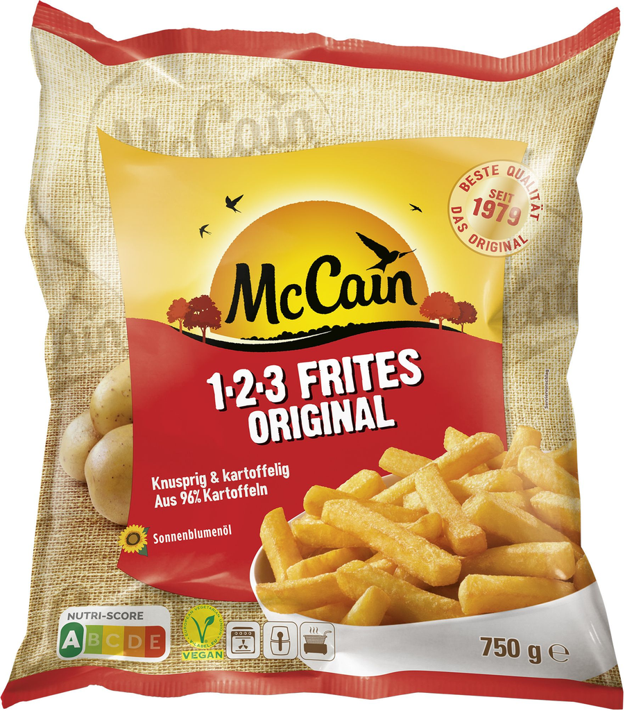 MCCAIN 1-2-3 Frites Original 750 g