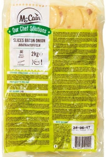 [8710438100402] MCCAIN Slices Bacon Onion 2000 g