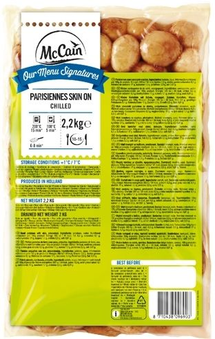 [8710438107197] MCCAIN Parisiennes Skin On Batatas 2000 g