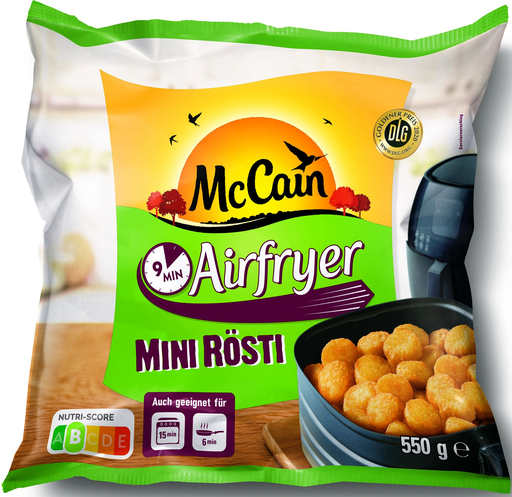 [8710438111101] MCCAIN Airfryer Mini Rösti de batatas 550 g
