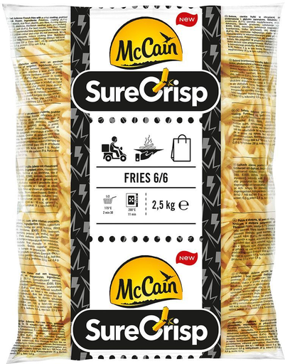 [8710438116649] MCCAIN Surecrisp Batatas fritas 6/6 2500 g