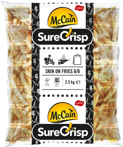[8710438116670] MCCAIN Surecrisp Skin On Frites 6/6 2500 g