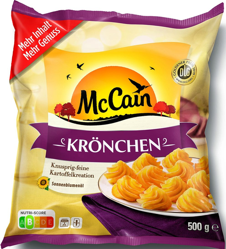 [8710438118308] MCCAIN Krönchen Pommes de terre couronnes 500 g