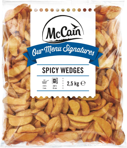 [8710438121698] MCCAIN Our Menu Signatures Spicy Wedges 2500 g
