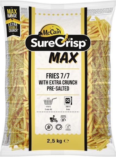 [8710438126518] MCCAIN Surecrisp Max Fries 7/7 2500 g