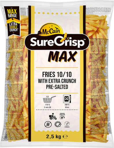 [8710438126549] MCCAIN Surecrisp Max Fries 10/10 2500 g