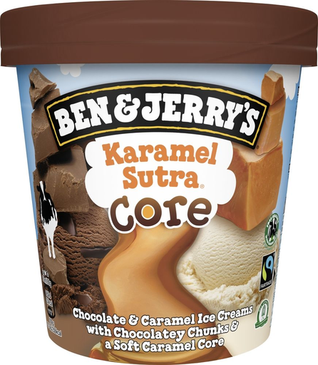 [8711327374171] LANGNESE Ben&Jerry's Karamel Sutra Ice Cream 465 ml