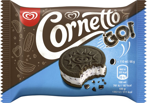 [8714100641002] LANGNESE Cornetto Go Helado de cono 110 ml