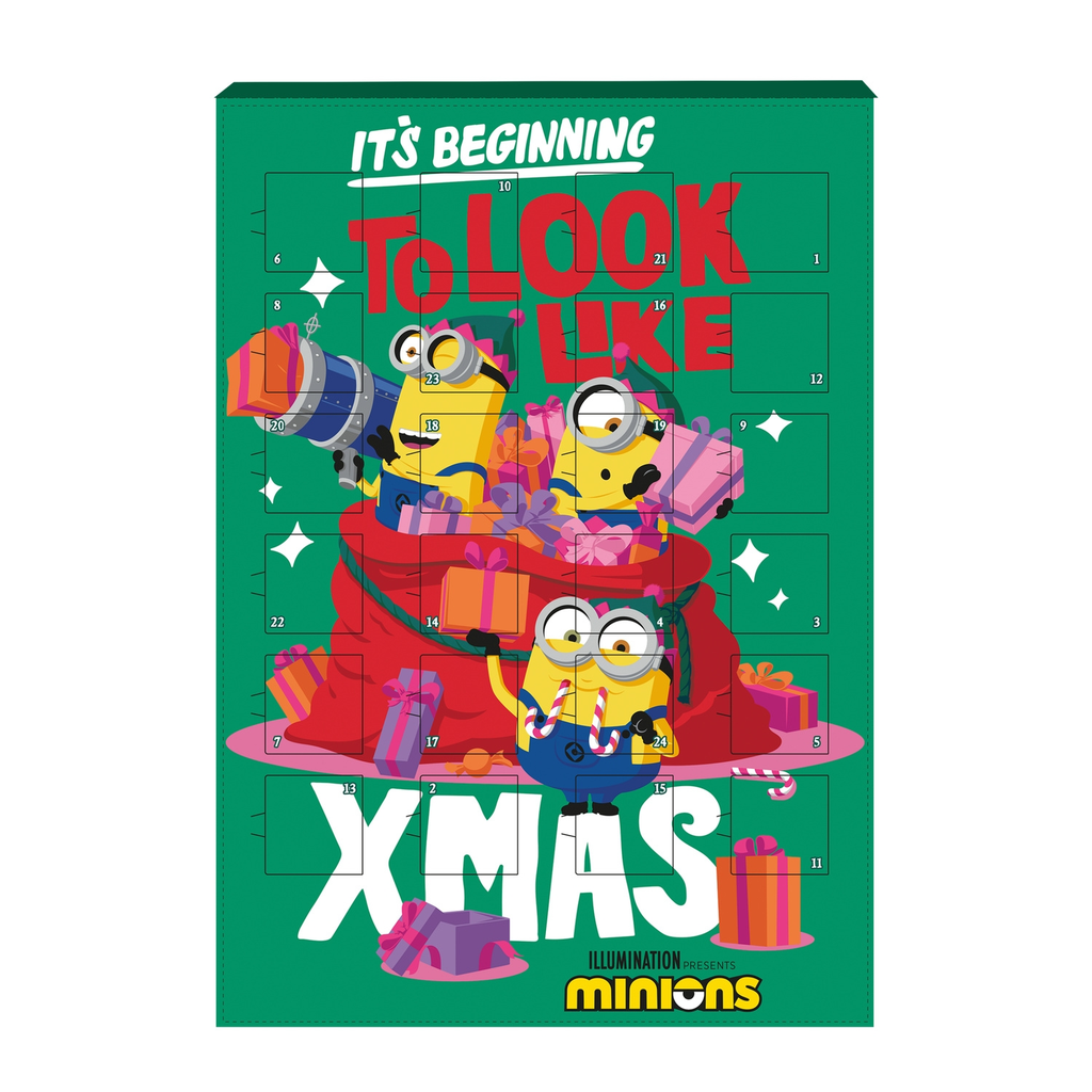 BIP FRANCE Minions Kids Milk Chocolate Advent Calendar 75 g