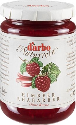 [9001432031540] DARBO NATURREIN Raspberry-Rhubarb Jam 450 g