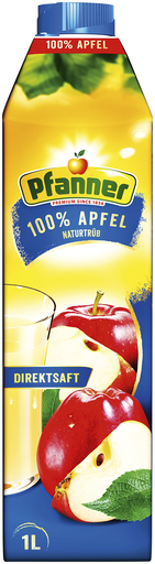 [9006900221249] PFANNER Jus de pomme trouble 100% 1l
