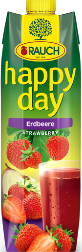 [9008700120258] RAUCH HAPPY Day Erdbeere Strawberry Nectar 50% 1 l