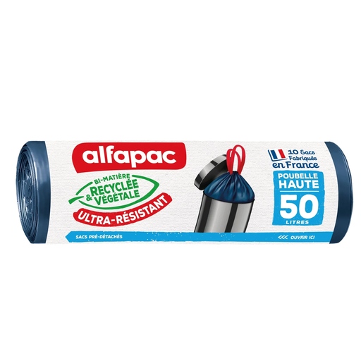 [3232767351508] ALFAPAC Sacos do Lixo Coulissac para Balde Alto 50 L