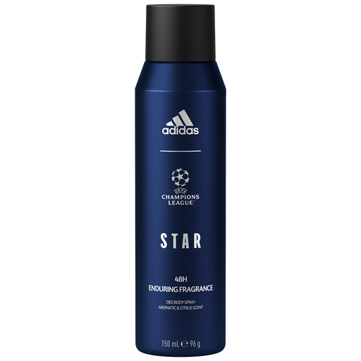 [3616304693717] ADIDAS Men's Deodorant Spray Champions League Star 150 ml