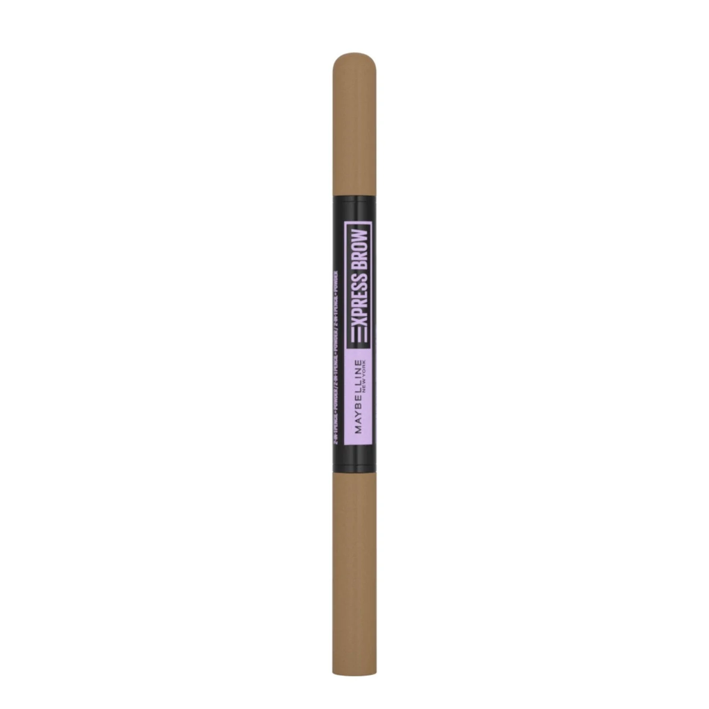 MAYBELLINE NEW YORK Crayon à Sourcils Duo Express Brow Satin Blond Foncé