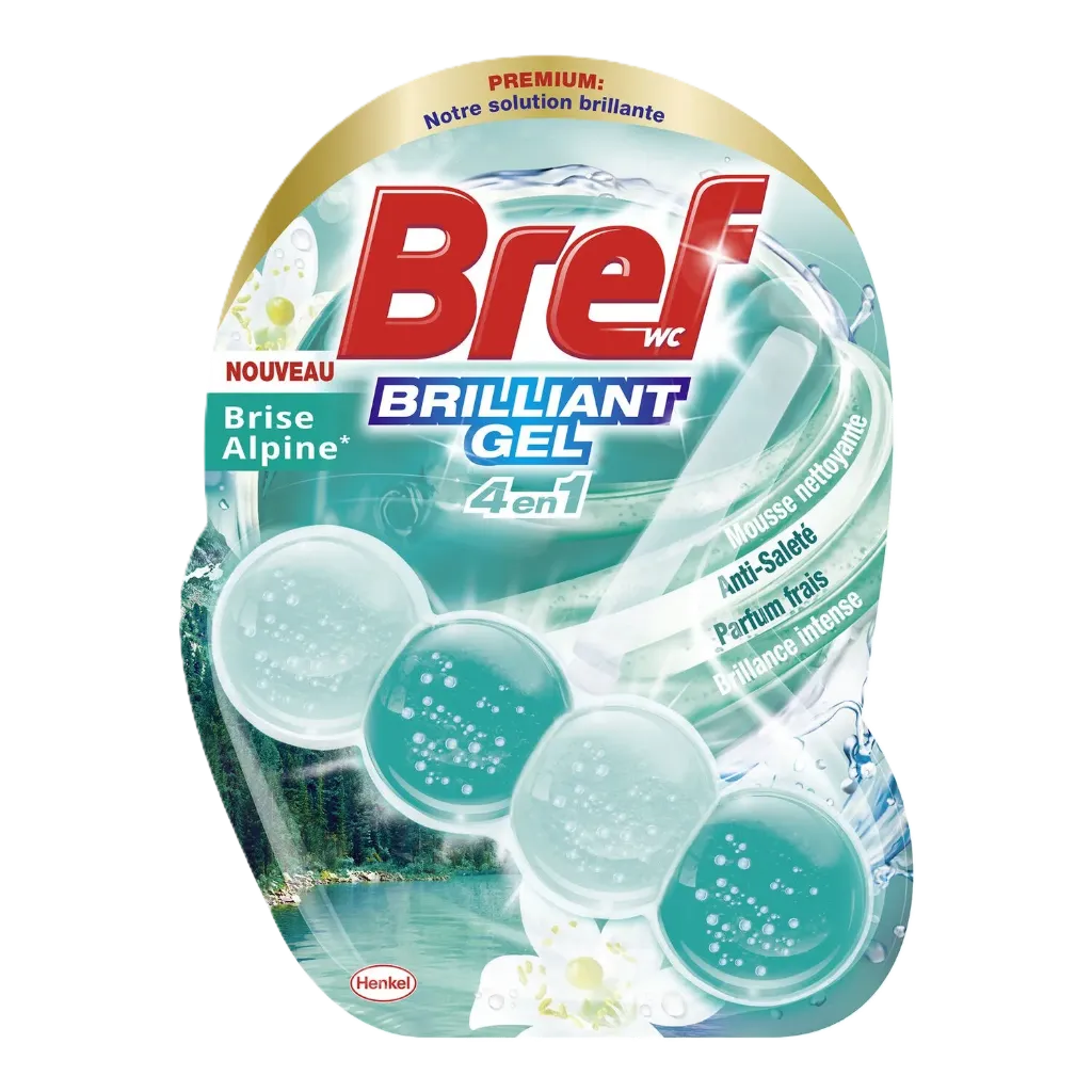 [3178041360340] Bref Wc Bloc Wc Gel 4 En 1 Brise Alpine 1 Bloc