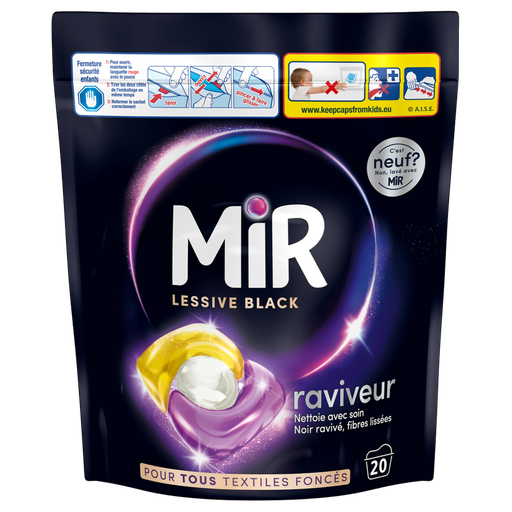 [3178041363921] MIR Detergente cápsulas BLACK 20 lavados
