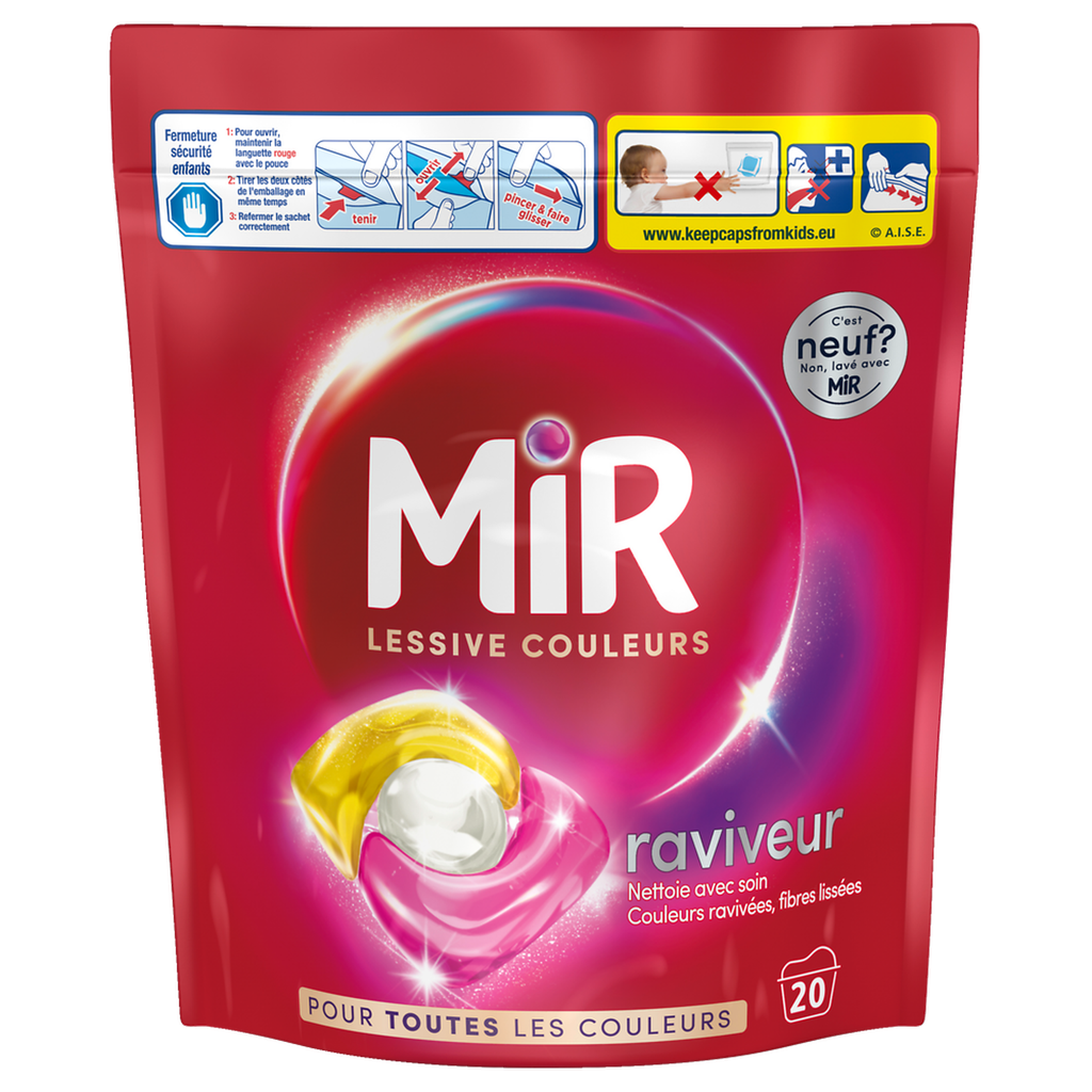 [3178041363938] Mir Lessive Capsule Raviveur Couleur Doypack X20