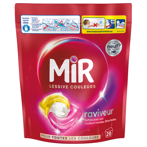[3178041363938] MIR Detergente em cápsulas Cuidado Cores & Pretos 20 lavagens 270 g