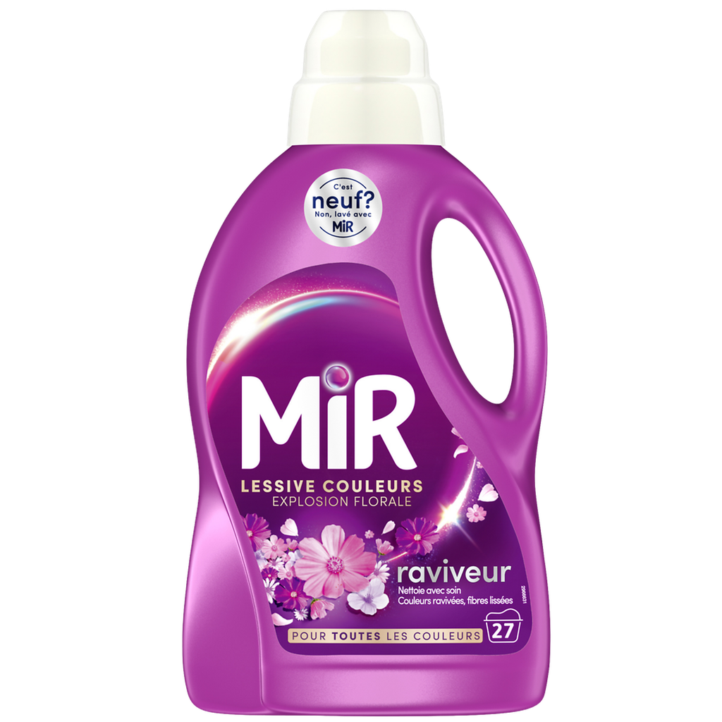 [3178041363945] Mir Lessive Liquide Couleurs Explosion Florale 27 Lavages 1.35L
