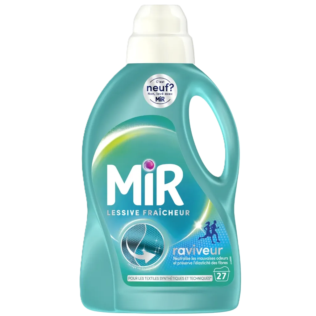 [3178041368070] Mir Lessive Liquide Fraîcheur 27 Lavages 1.35L
